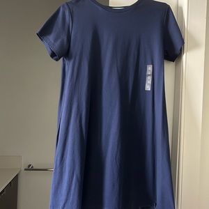 Short navy blue uniqlo cotton dress- tags on!